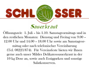 Schlosser Sauerkraut
